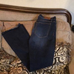 Dark wash petite bootcut jeans size 27
